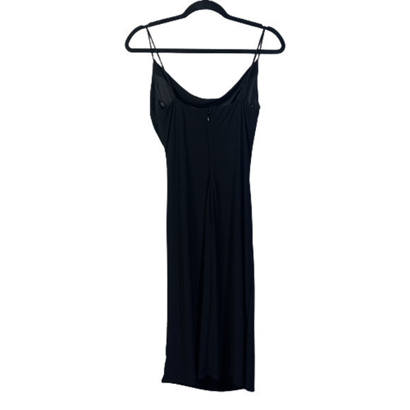 LAUNDRY x SHELLI SEGAL Black Spaghetti Strap Ruched Sheath Dress‎ - Picture 9 of 12